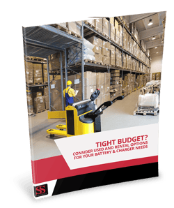 used and rented forklift batteries